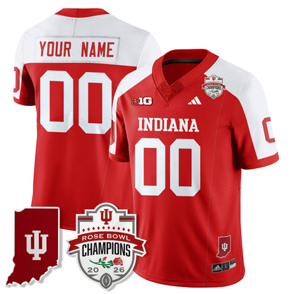 Indiana H Vapor Limited Football Custom Jersey - Rose Bowl Champions - All Stitched