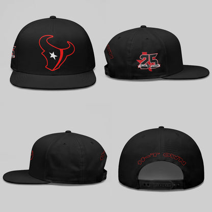 HOU Fan Gear Black Edition Snapback Cap - Printed