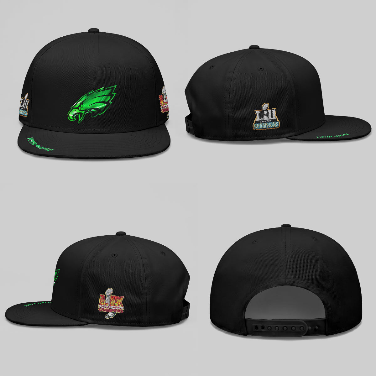 PHI Fangear Custom Snapback Cap - Printed