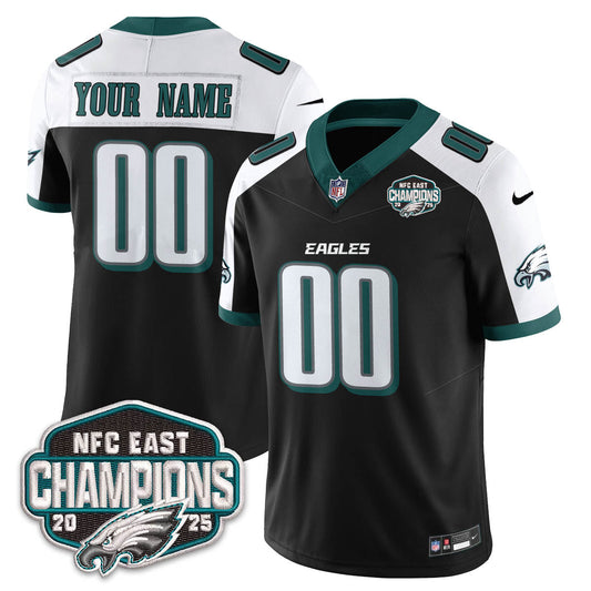 PHI NFC East Champions Vapor Limited Custom Jersey - Stitched