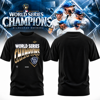 MIL World Series Champions One Side T-Shirt - Printed V13
