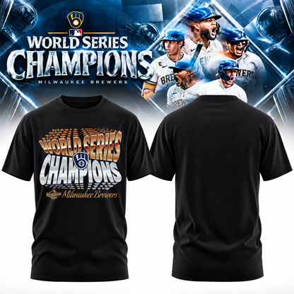 MIL World Series Champions One Side T-Shirt - Printed V12