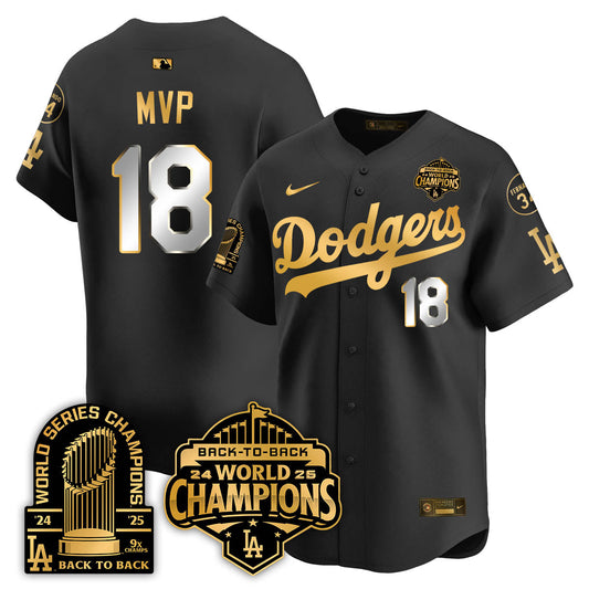 LAD 2025 World Series Champions Jersey - 9x Champs - All Stitched N2