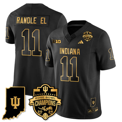 Indiana H Vapor Limited Football Gold Jersey - Rose Bowl Champions - All Stitched