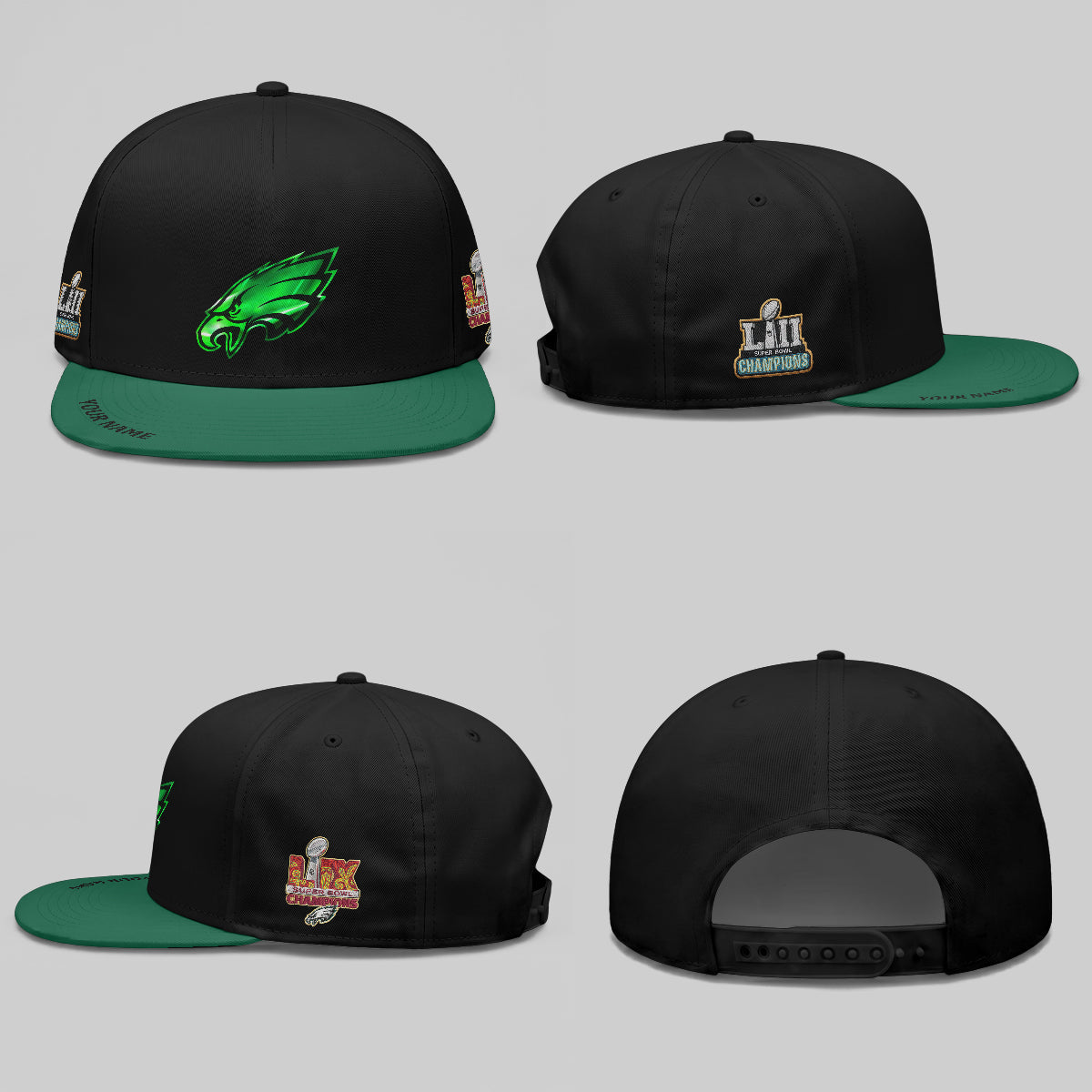PHI Fangear Custom Snapback Cap - Printed