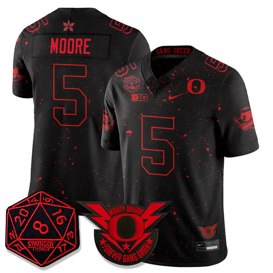 Oregon Ducks Stranger Things Vapor Limited Jersey - All Stitched