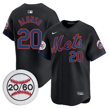 NYM Limited Jersey - 2001 Patch - All Stitched