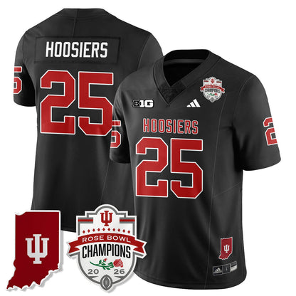 Indiana H Vapor Limited Football Jersey - Rose Bowl Champions - All Stitched