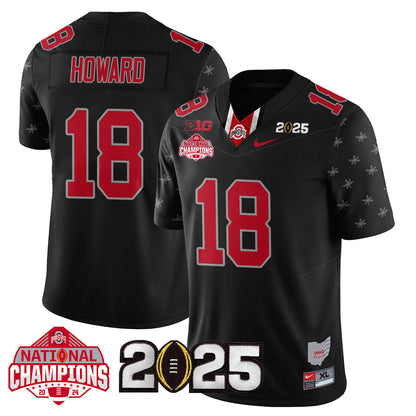 OSU 'Heritage Stripe' 2025 CFP Patch - National Champions Jersey - All Stitched