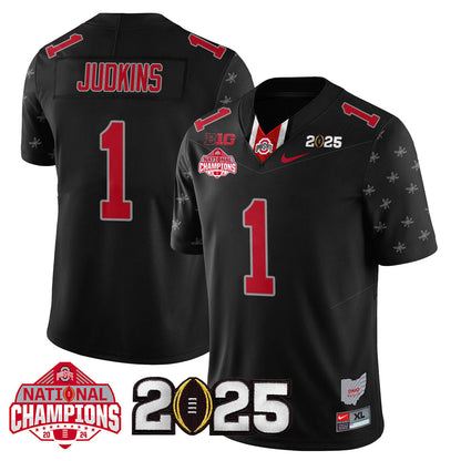 OSU 'Heritage Stripe' 2025 CFP Patch - National Champions Jersey N19 - All Stitched