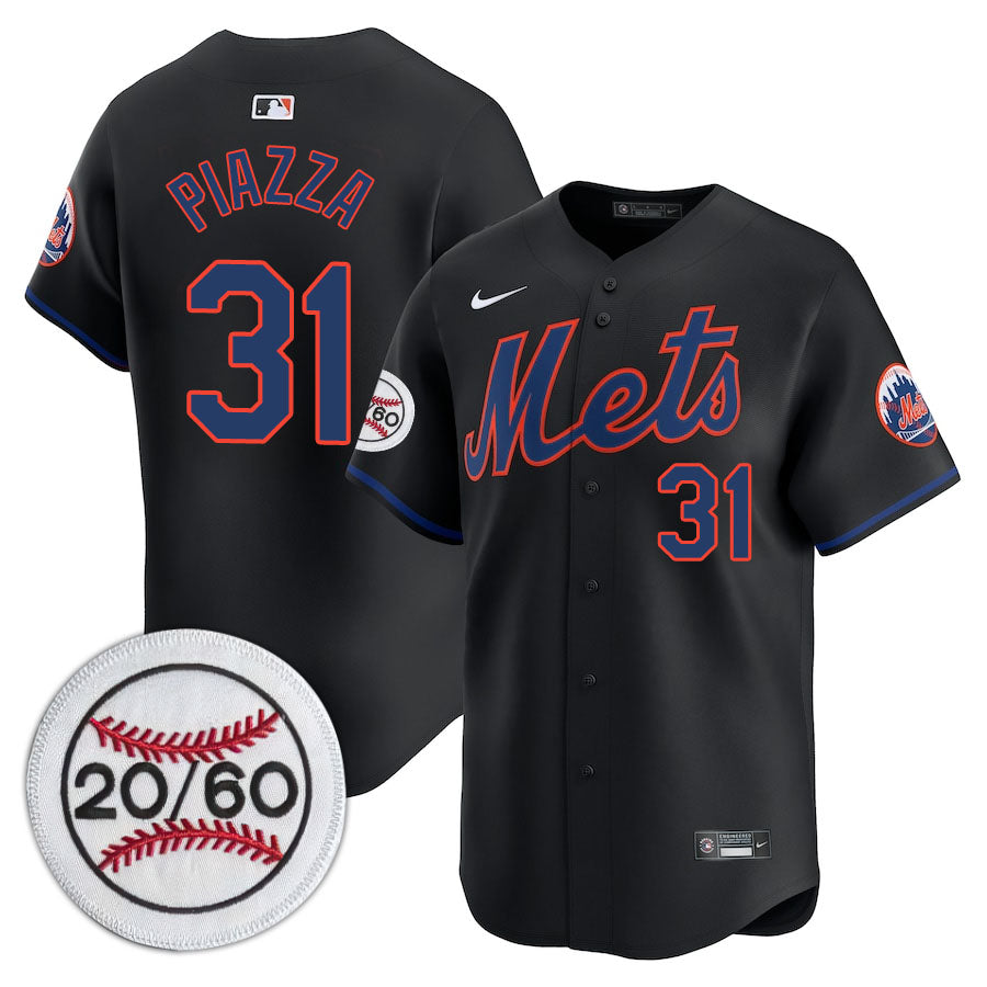 NYM Limited Jersey - 2001 Patch - All Stitched