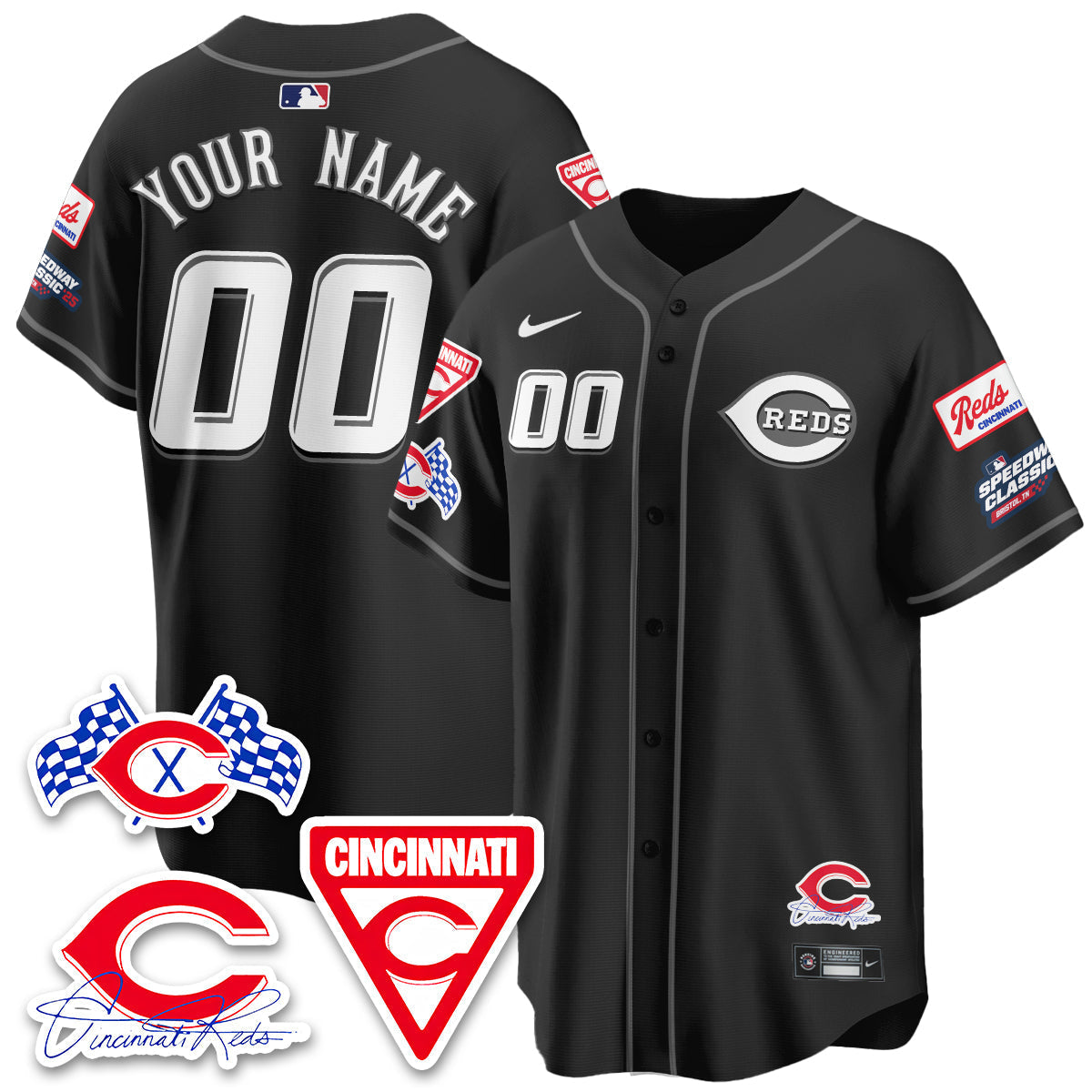 CIN 2025 Speedway Limited Custom Jersey V1 - All Stitched