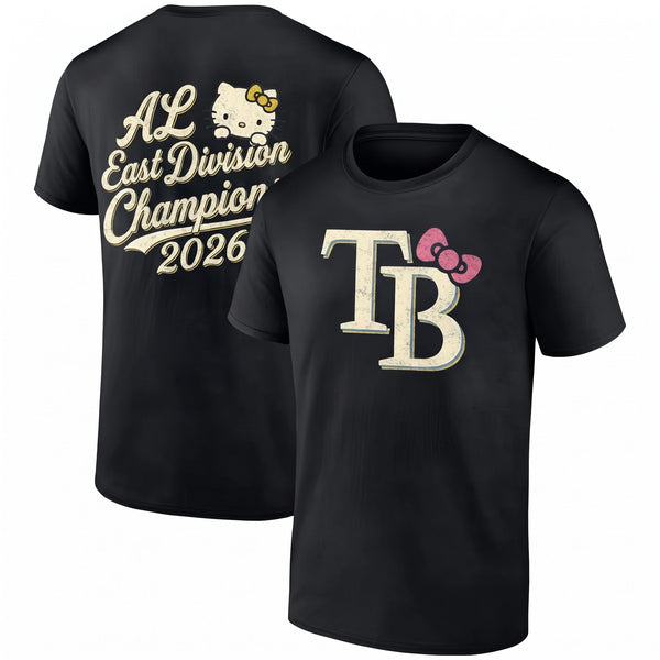 TB x Meow KT AL East Division Champions Two Sides T-Shirt - Printed V1