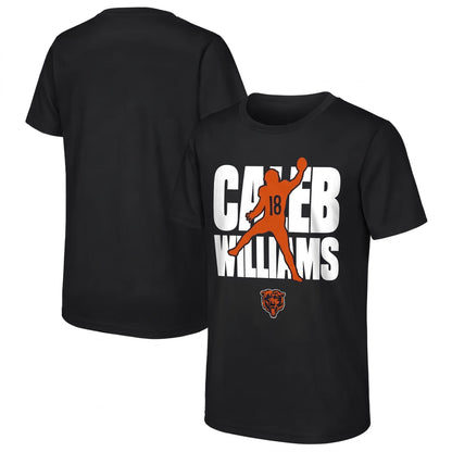 Chicago Bears Caleb Williams One Side Printed T-Shirt V4