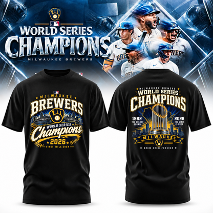 MIL World Series Champions Two Sides T-Shirt - Printed V11