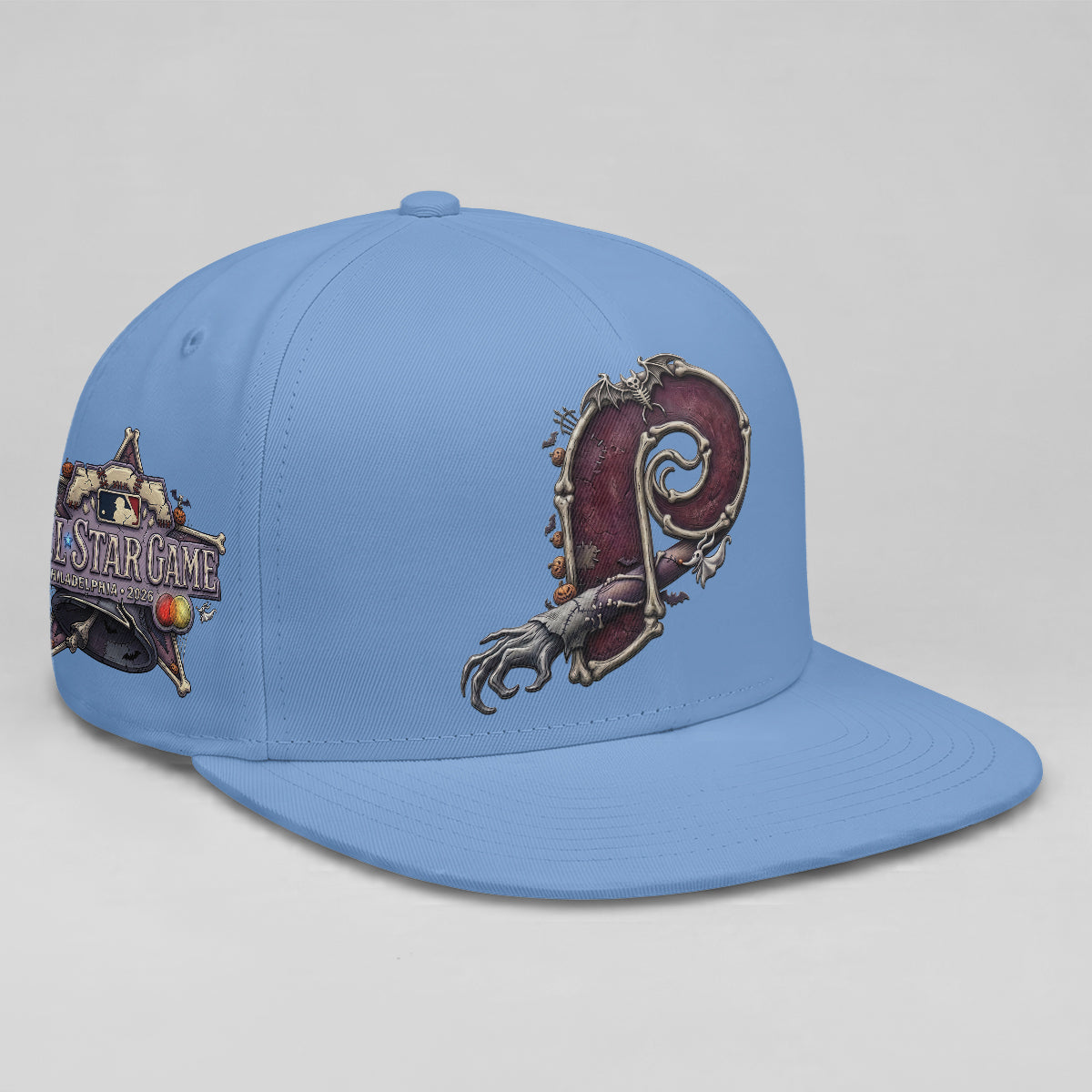 Philadelphia Phillies Nightmare Snapback Cap - Printed