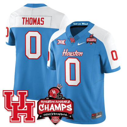 HCG Football 2025 Kinder's Texas Bowl Champions Jersey - All Stitched