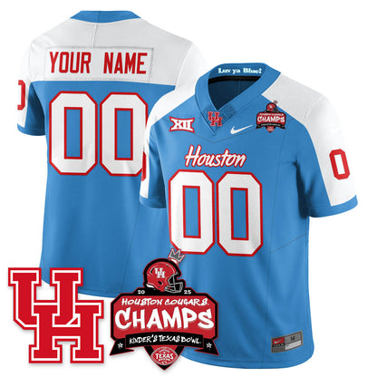 HCG Football 2025 Kinder's Texas Bowl Champions Jersey - All Stitched