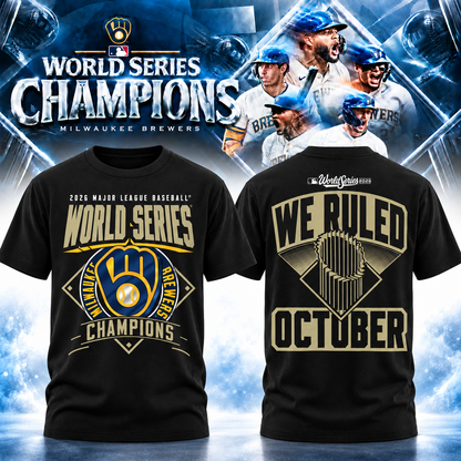 MIL World Series Champions Two Sides T-Shirt - Printed V14