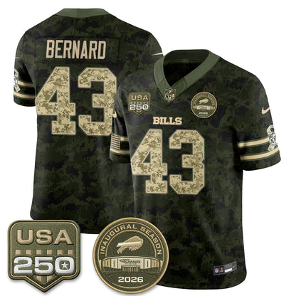 BUF 2026 Salute to Service Edition Vapor Jersey - Stitched