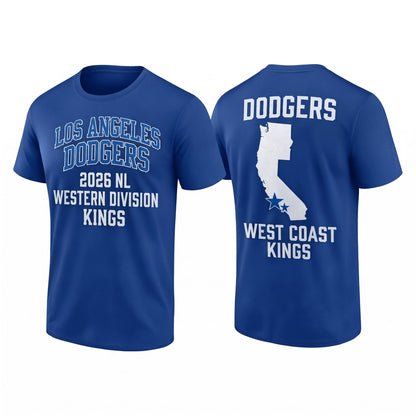 LAD 2026 NL West Champs Two Sides T-Shirt - Printed V2