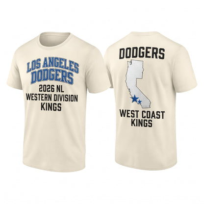 LAD 2026 NL West Champs Two Sides T-Shirt - Printed V2
