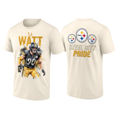 PIT TJ. Watt #90 Two Sides T-Shirt - Printed V4