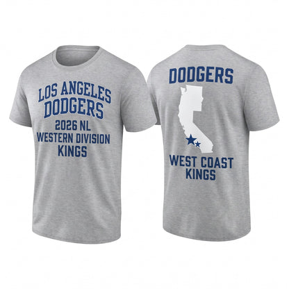 LAD 2026 NL West Champs Two Sides T-Shirt - Printed V2
