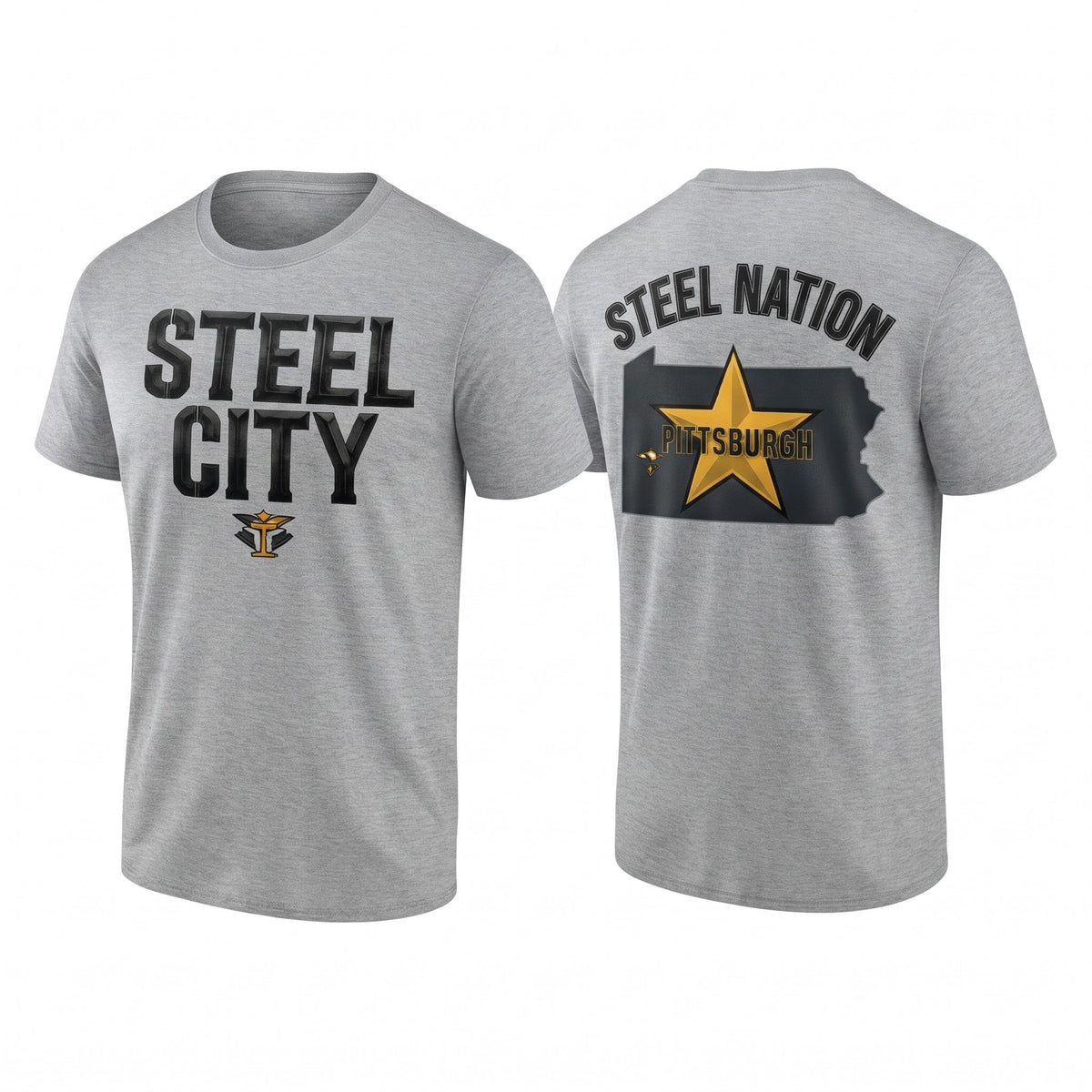 PIT Steel Nation Two Sides T-Shirt - Printed