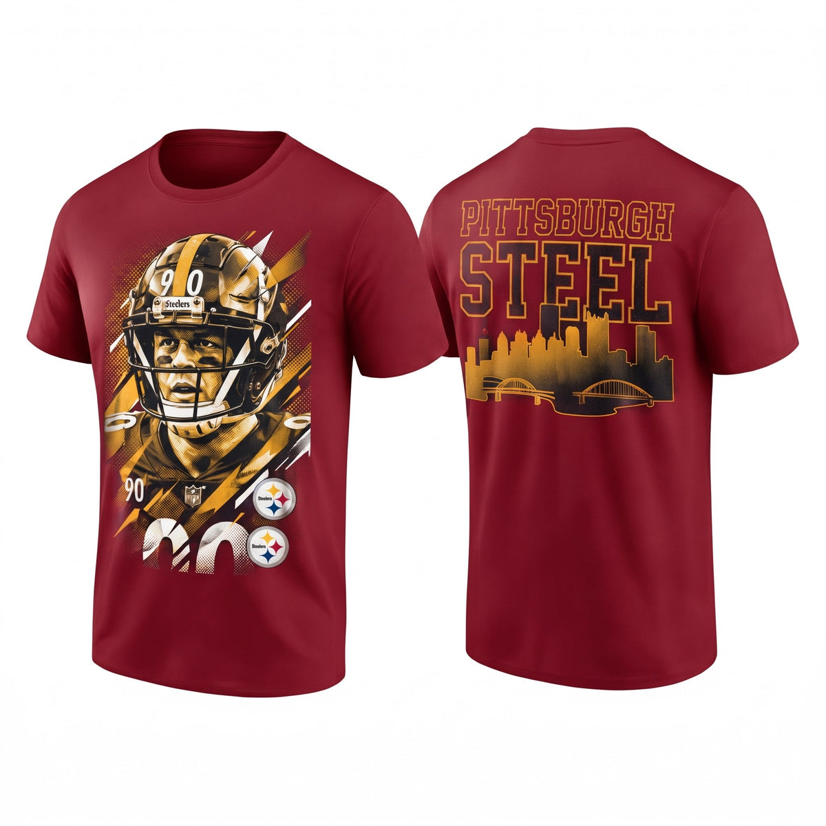 PIT TJ. Watt #90 Two Sides T-Shirt - Printed V3
