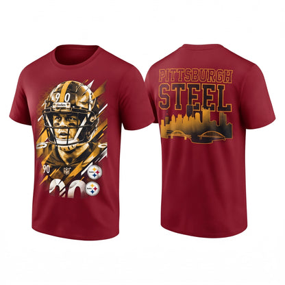PIT TJ. Watt #90 Two Sides T-Shirt - Printed V3