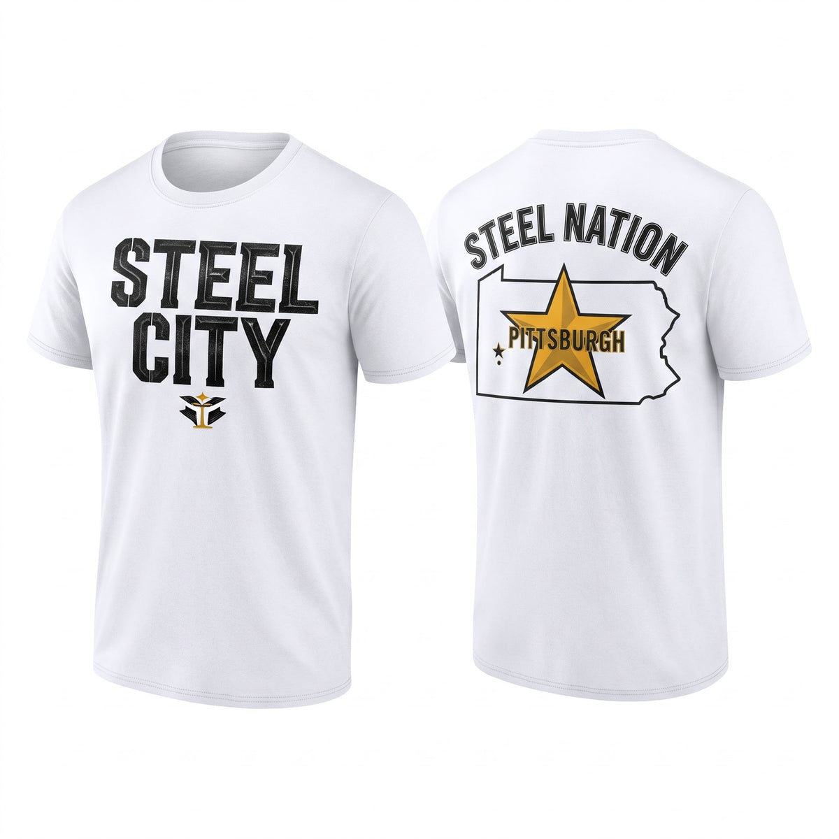 PIT Steel Nation Two Sides T-Shirt - Printed