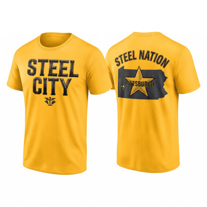 PIT Steel Nation Two Sides T-Shirt - Printed