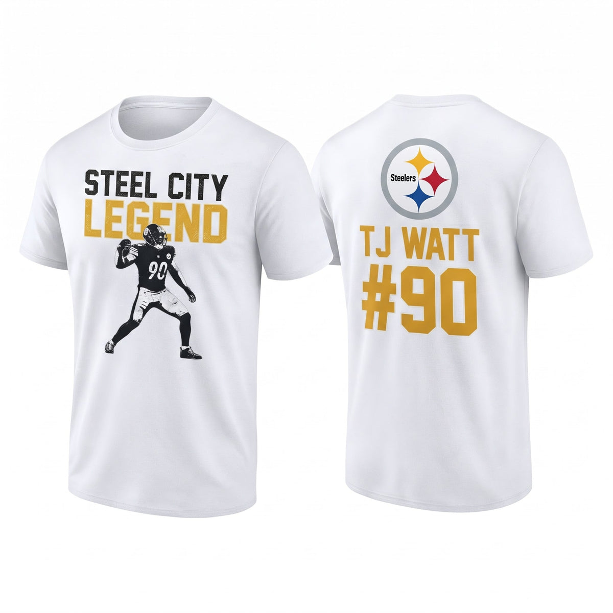 PIT TJ. Watt #90 Two Sides T-Shirt - Printed