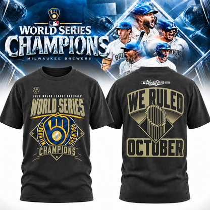 MIL World Series Champions Two Sides T-Shirt - Printed V14