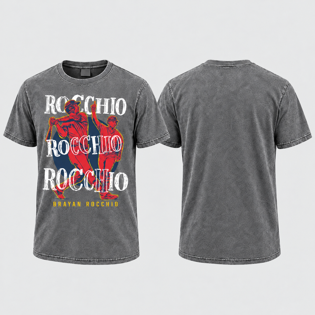 CLE Brayan Rocchio Washed T-Shirt - Printed