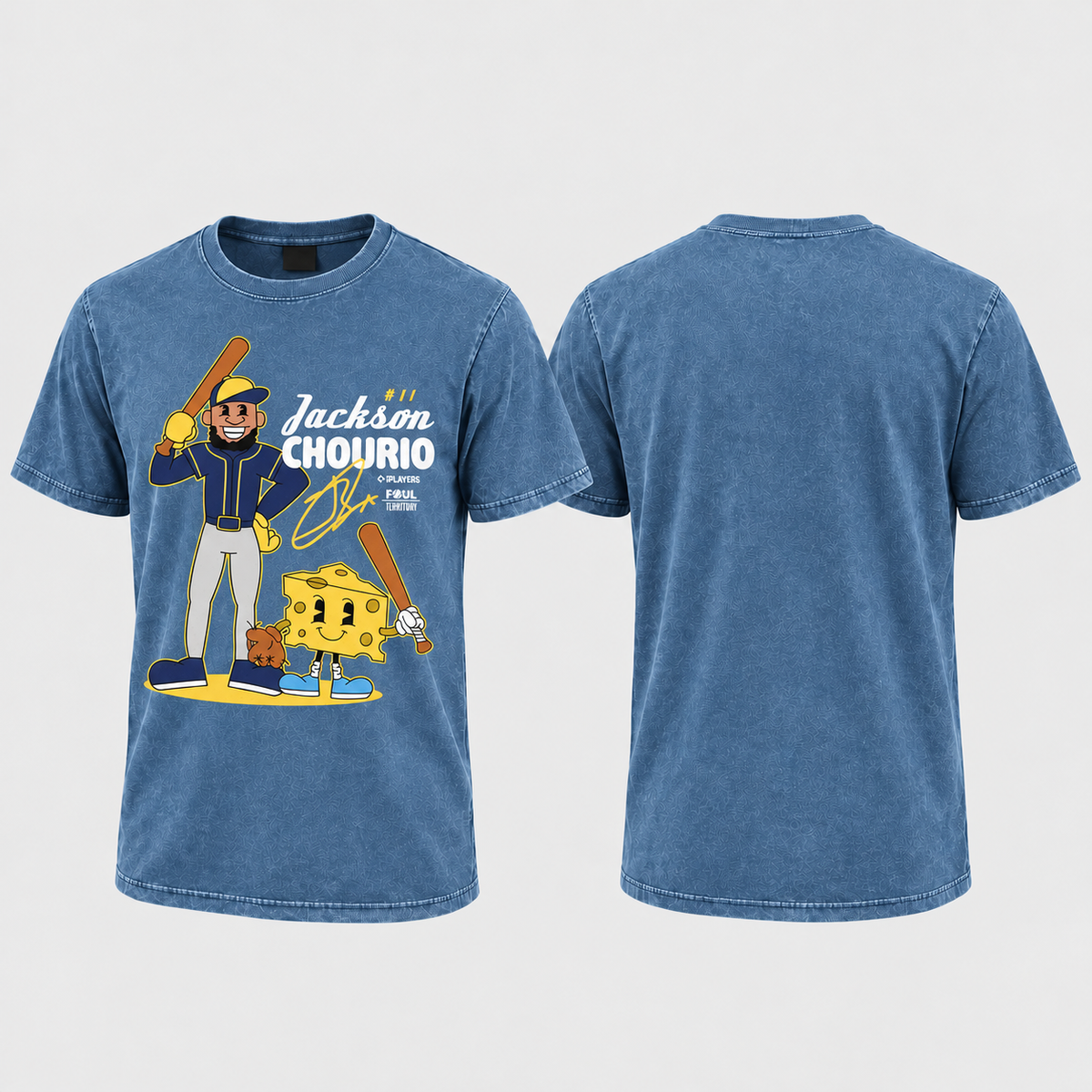 MIL Jackson Chourio Washed T-Shirt - Printed