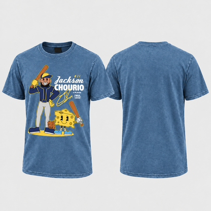 MIL Jackson Chourio Washed T-Shirt - Printed