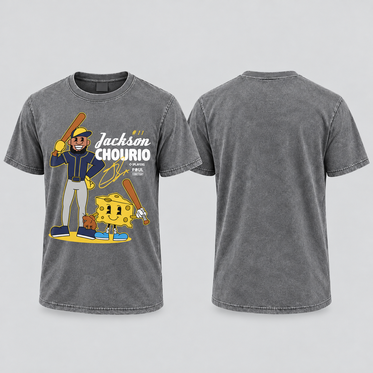 MIL Jackson Chourio Washed T-Shirt - Printed