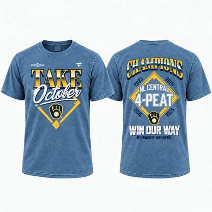 MIL Take October Washed T-Shirt - Printed