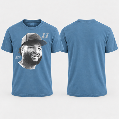 MIL Jackson Chourio #11 Washed T-Shirt - Printed