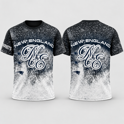 NE Jumbo Print 3D T-Shirt - Printed