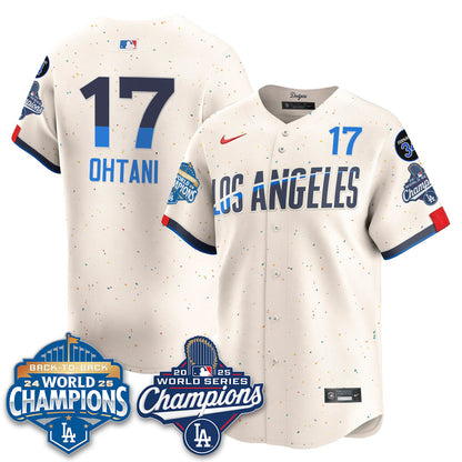 LAD 2025 World Series Champions Jersey - All Stitched N2