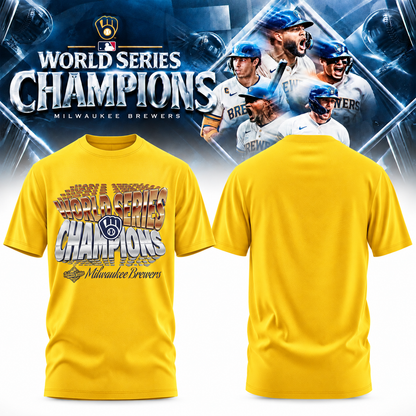 MIL World Series Champions One Side T-Shirt - Printed V12