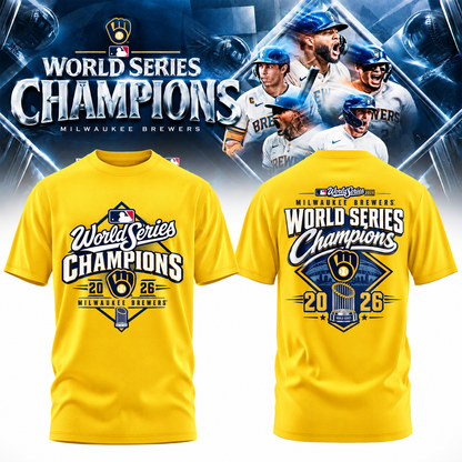 MIL World Series Champions Two Sides T-Shirt - Printed V10