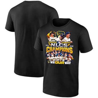 MIL NLCS Champions Win Our Way One Side T-Shirt - Printed