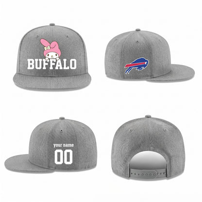 BUF x Pink Sanrio Friends Personalized Snapback Cap - Printed