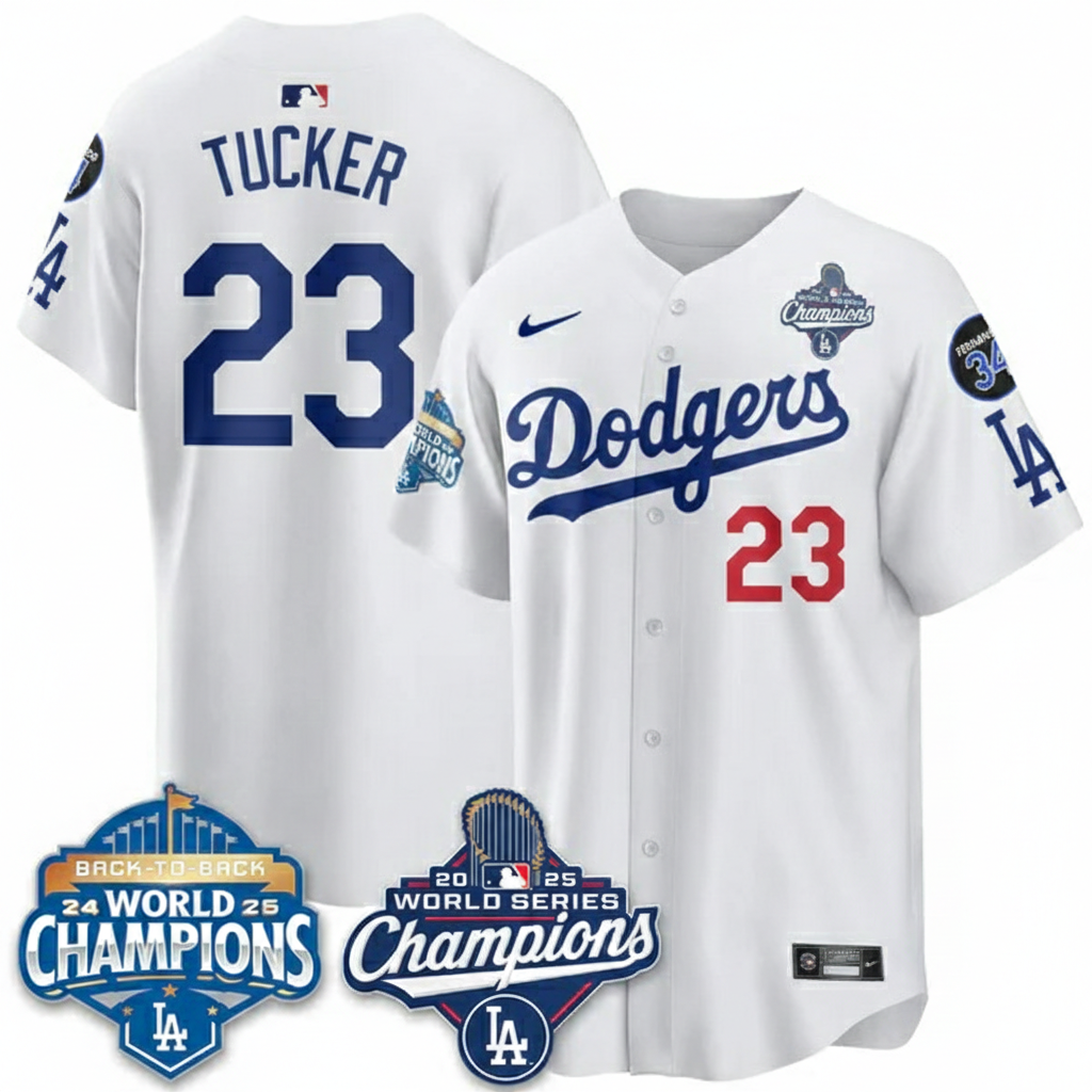 LAD 2025 World Series Champions Jersey - All Stitched N2