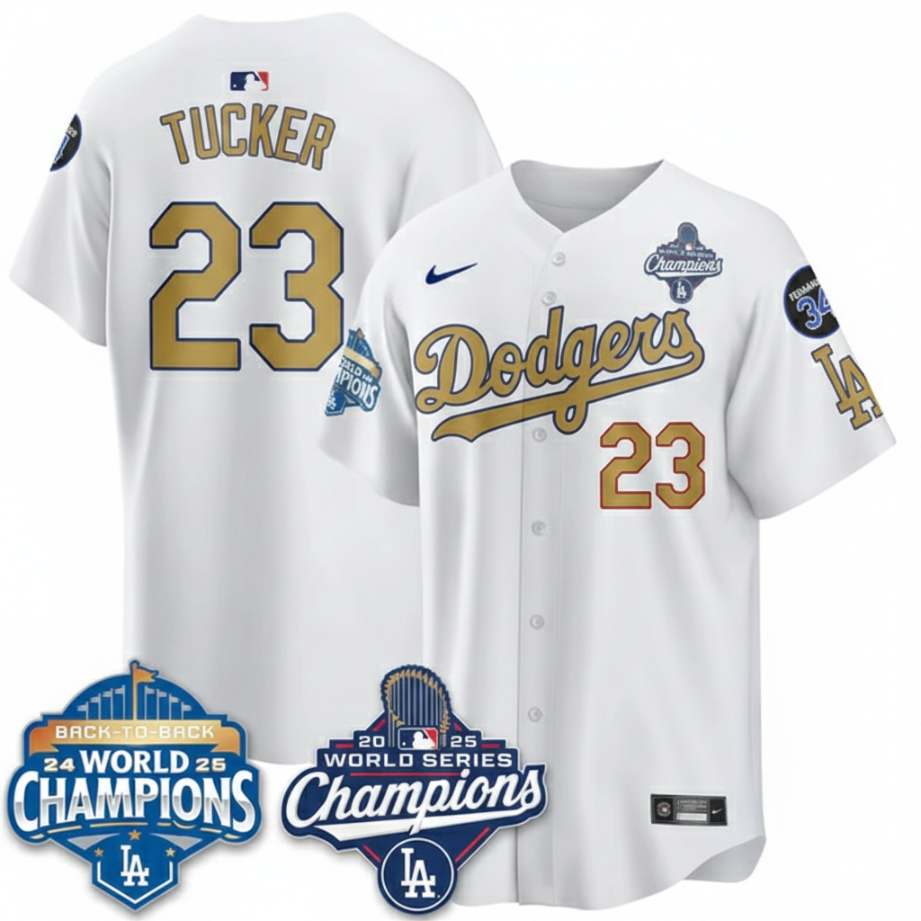 LAD 2025 World Series Champions Jersey - All Stitched N2