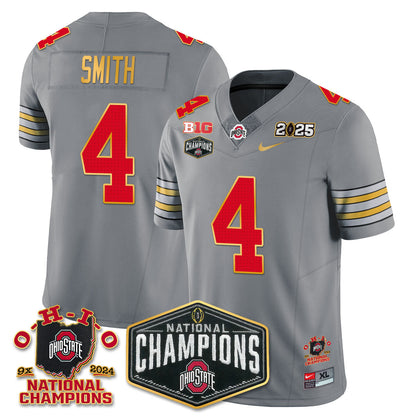 OSU 'Heritage Stripe' 2025 CFP Patch - National Champions Jersey N8 - All Stitched